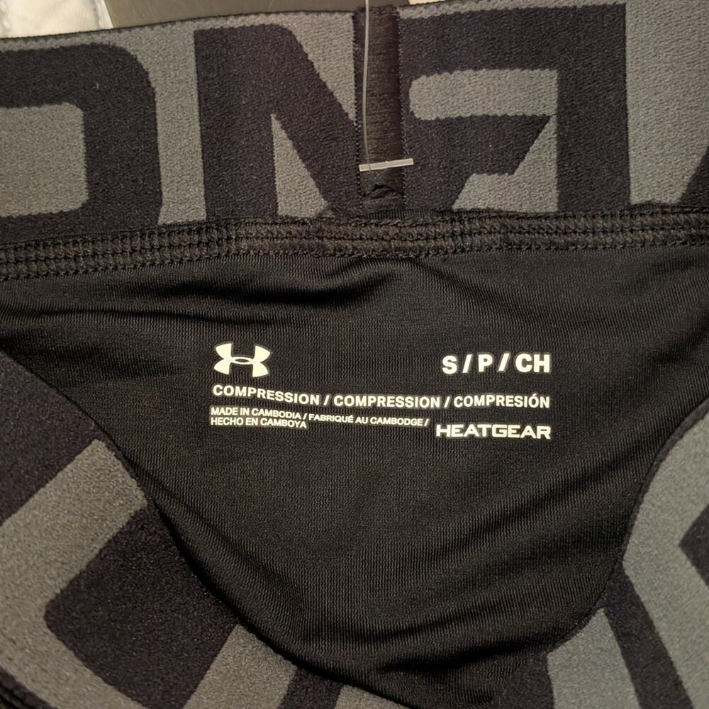 NWT Under Armour Men's Compression Shorts S Black HeatGear 6" Shorts (0291) - Picture 11 of 13